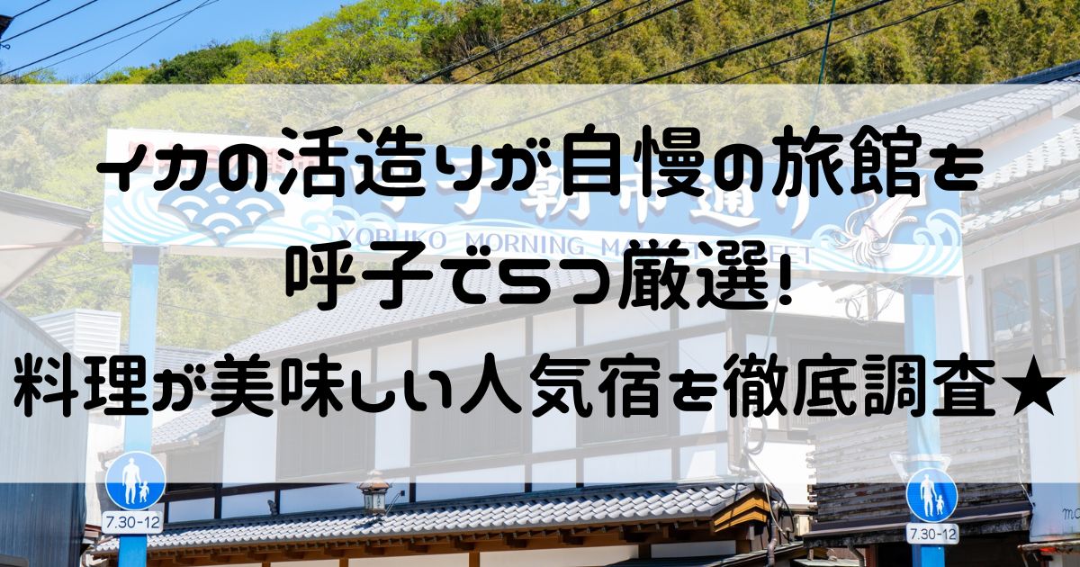 イカの活き造り 旅館 呼子