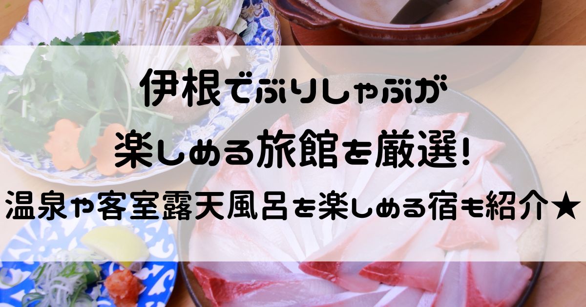 伊根 ぶりしゃぶ 旅館